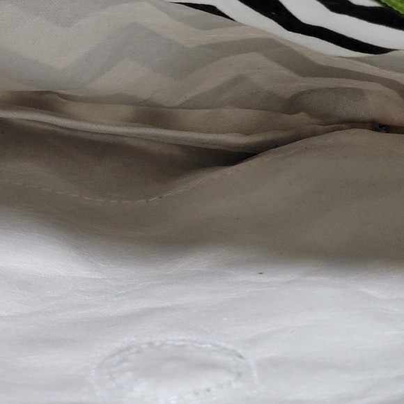 Laurel Burch Whimsical Cat Crossbody Bag Chevron Canvas Shoulder Purse new - Picture 11 of 14